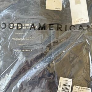 Good American Black Jeans-Power Stretch M 27.5 inseam